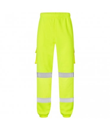 Supertouch Hi Vis Yellow Jogging Bottoms
