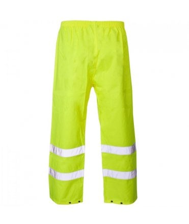 Supertouch Hi Vis Yellow Overtrousers