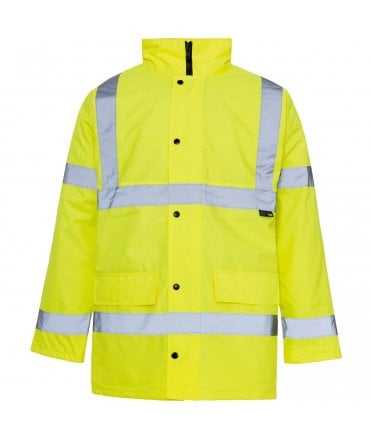Supertouch Hi Vis Yellow Standard Parka