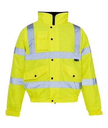 Supertouch Hi Vis Yellow Standard Storm Bomber Jacket