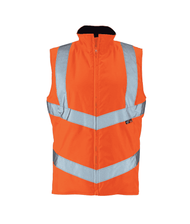 Ladies Hi Vis Orange Anjali Body Warmer
