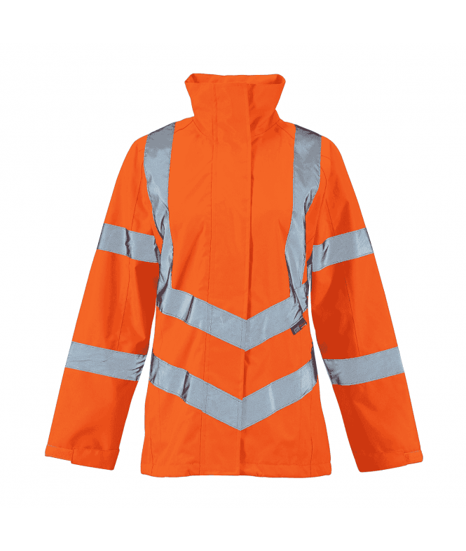 Supertouch Ladies Hi Vis Orange Sophia Lightweight Jacket