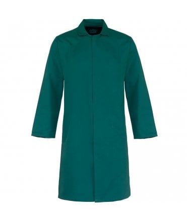 Polycotton Food Coat Kelly Green - Inner Pocket