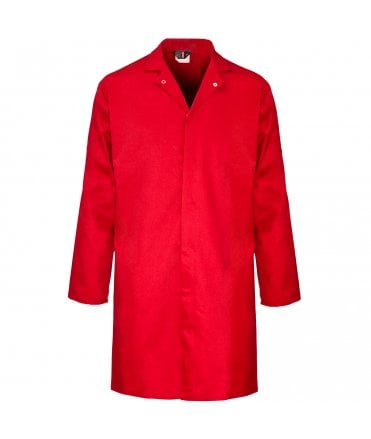 Polycotton Food Coat Red - Inner Pocket