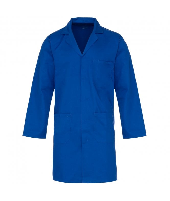 Supertouch Polycotton Lab Coat Royal Blue