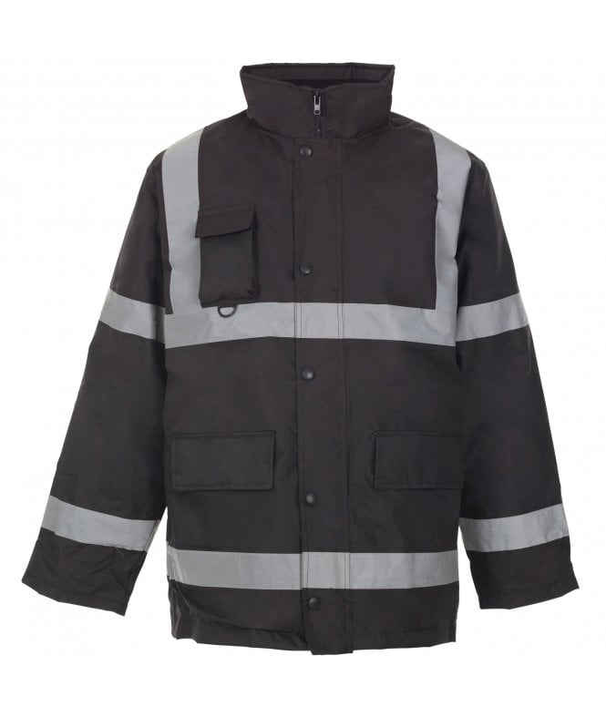 Supertouch Security Parka Black - With Tape