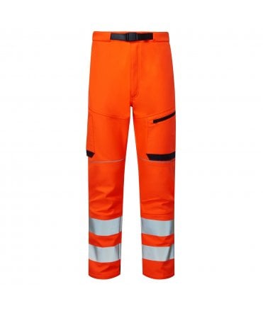 System HV Eco Stretch Softshell Trouser - Orange/Navy