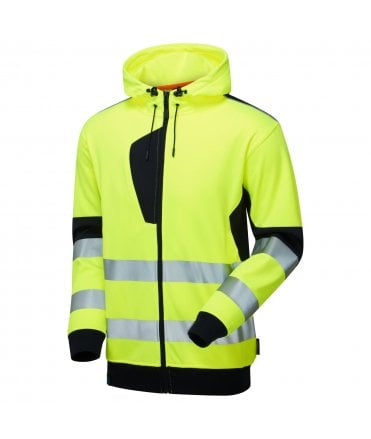System HV Eco Zip Thru Hoodie - Yellow/Navy