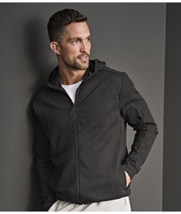 Tee Jays Athletic Hooded Full Zip Sweat Jacket