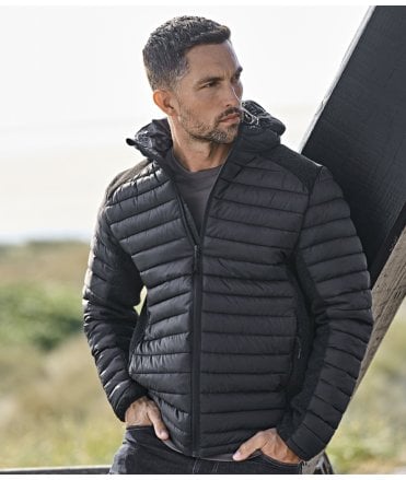 Tee Jays Crossover Hooded Padded Outdoor Jacket