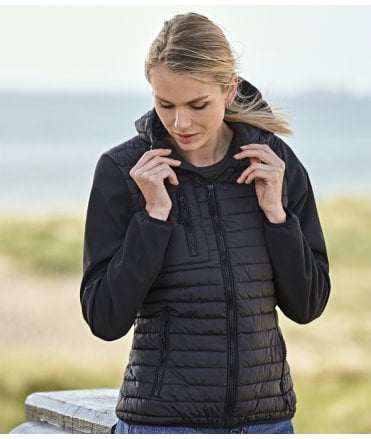 Tee Jays Ladies Hooded Crossover Jacket