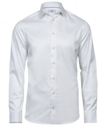 Tee Jays Luxury Slim Fit Long Sleeve Oxford Shirt