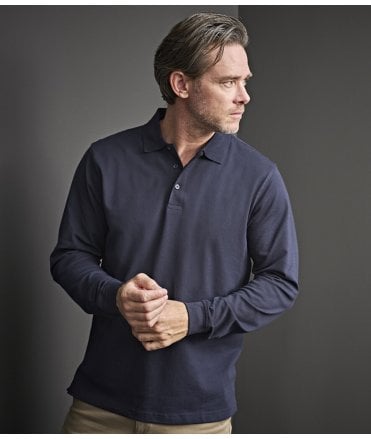 Tee Jays Luxury Stretch Long Sleeve Polo Shirt
