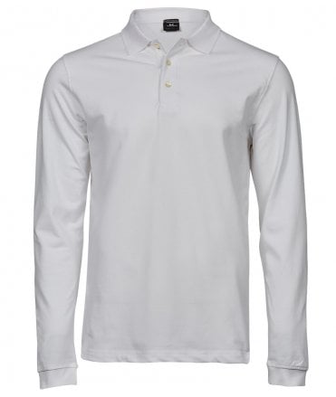 Tee Jays Luxury Stretch Long Sleeve Polo Shirt