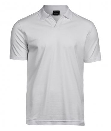 Tee Jays Luxury Stretch V Neck Polo Shirt