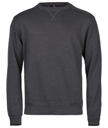Tee Jays Ribbed Interlock Crew Neck Sweatshirt