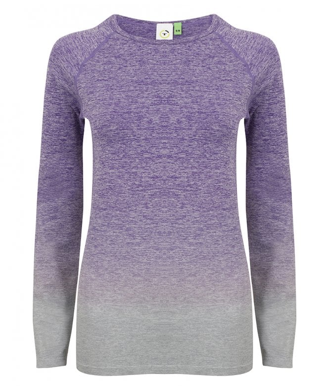 Tombo  Ladies Seamless Fade Out Long Sleeve Top