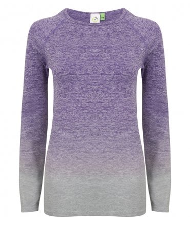 Tombo Ladies Seamless Fade Out Long Sleeve Top