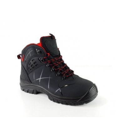 Tuffking Synapse Black Leather Hiker