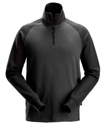 Two-Coloured Half-Zip Sweatshirt