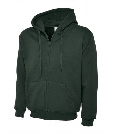 Uneek Adults Classic Full Zip Hooded Sweatshirt