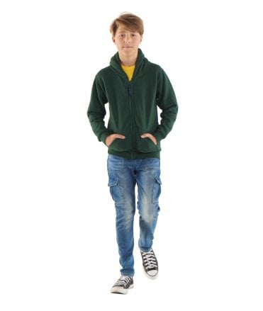 Uneek Childrens Classic Full Zip Hooded Sweatshirt