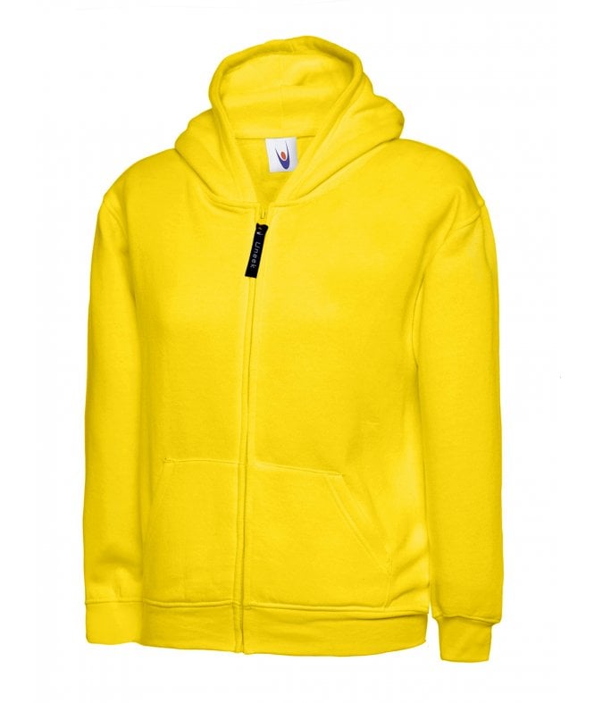 Uneek  Childrens Classic Full Zip Hooded Sweatshirt