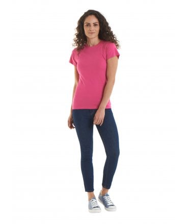 Uneek Ladies Classic Crew Neck T-Shirt