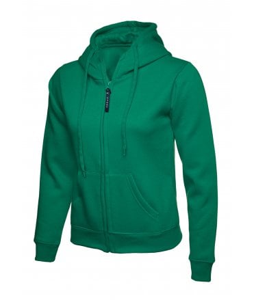 Uneek Ladies Classic Full Zip Hooded Sweatshirt