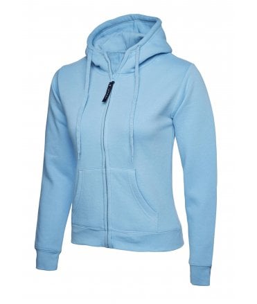 Uneek Ladies Classic Full Zip Hooded Sweatshirt