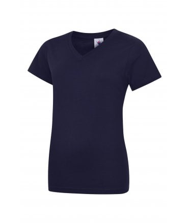 Uneek Ladies Classic V Neck T Shirt
