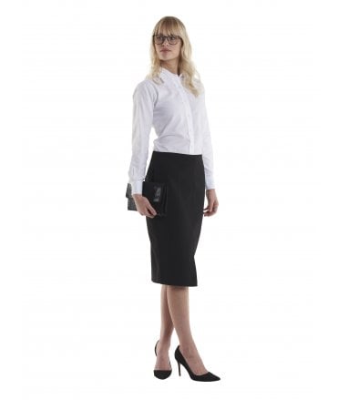Uneek Ladies Pinpoint Oxford Long Sleeve Shirt