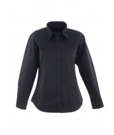 Uneek Ladies Pinpoint Oxford Long Sleeve Shirt
