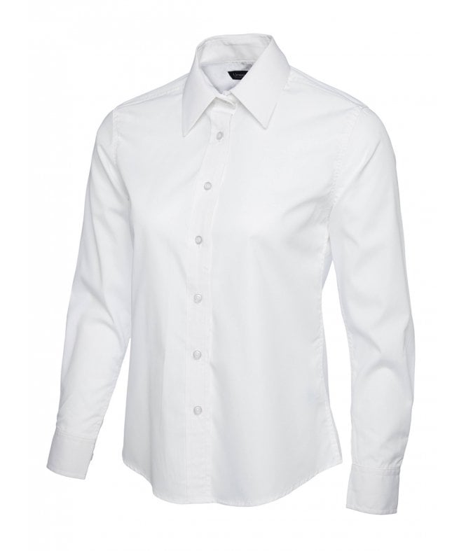 Uneek  Ladies Poplin Long Sleeve Shirt