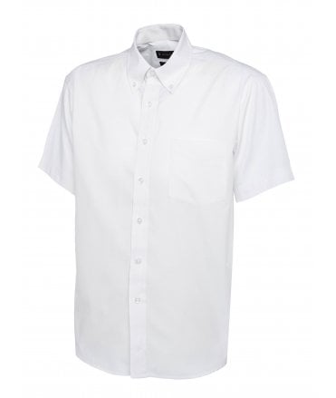 Uneek Mens Pinpoint Oxford Half Sleeve Shirt
