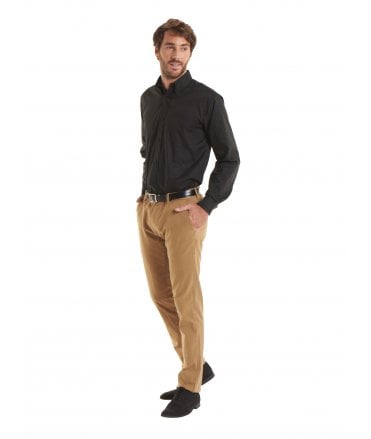 Uneek Mens Pinpoint Oxford Long Sleeve Shirt