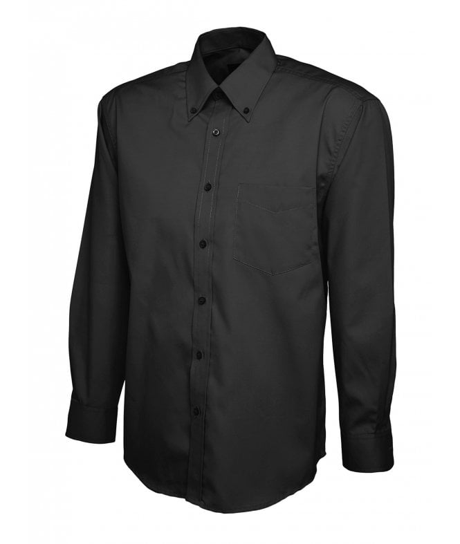 Uneek  Mens Pinpoint Oxford Long Sleeve Shirt
