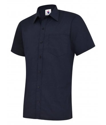 Uneek Mens Poplin Half Sleeve Shirt