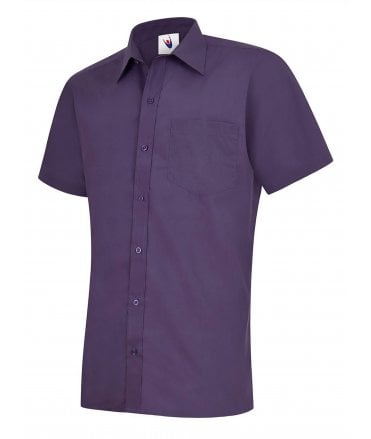 Uneek Mens Poplin Half Sleeve Shirt