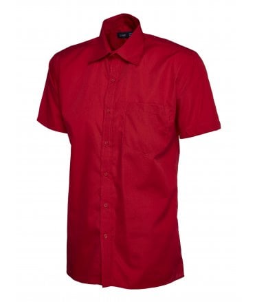 Uneek Mens Poplin Half Sleeve Shirt
