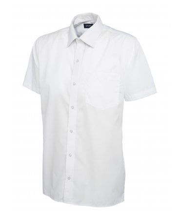 Uneek Mens Poplin Half Sleeve Shirt