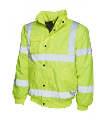 Unisex Hi Vis Bomber Jacket