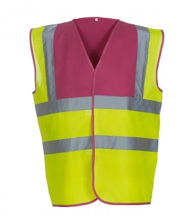 Yoko Hi-Vis Two Band and Braces Waistcoat