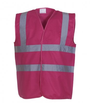 Yoko Hi-Vis Two Band and Braces Waistcoat