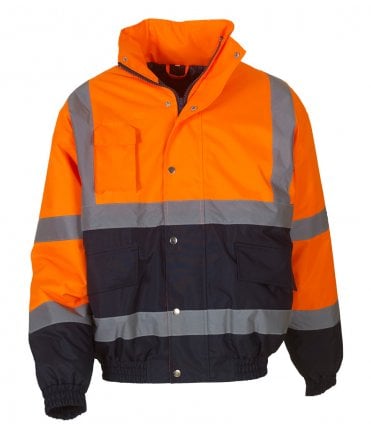 Yoko Hi-Vis Two Tone Bomber Jacket