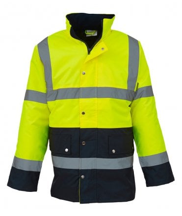 Yoko Hi-Vis Two Tone Motorway Jacket