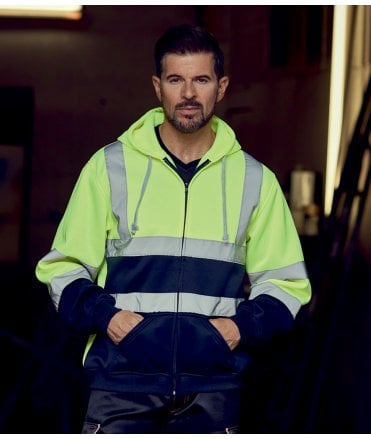 Yoko Hi-Vis Zip Hoodie