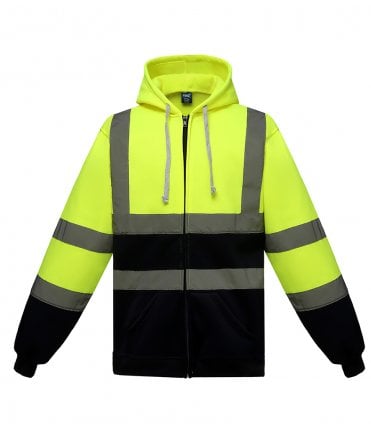 Yoko Hi-Vis Zip Hoodie