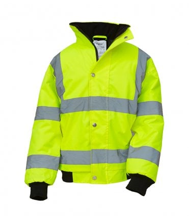 Yoko Kids Hi-Vis Bomber Jacket